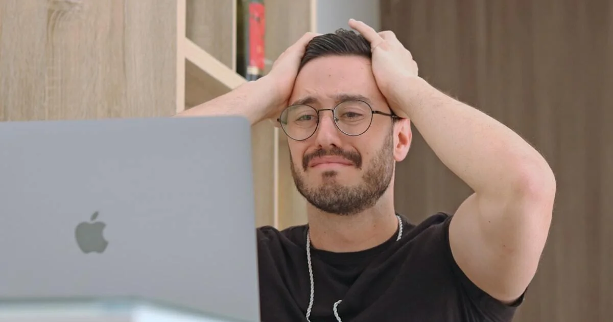 Business owner frustrated with poorly performing website